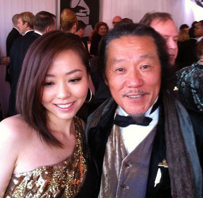 Jane Zhang e Kitaro partecipano al 53th GRAMMY Awards a STAPLES Center il 13 febbraio 2011 a Los Angeles - California