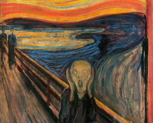 "The Scream (L'urlo)" (1893) di Edvard Munch