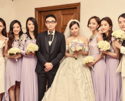 Le nozze da regina di Jane Zhang