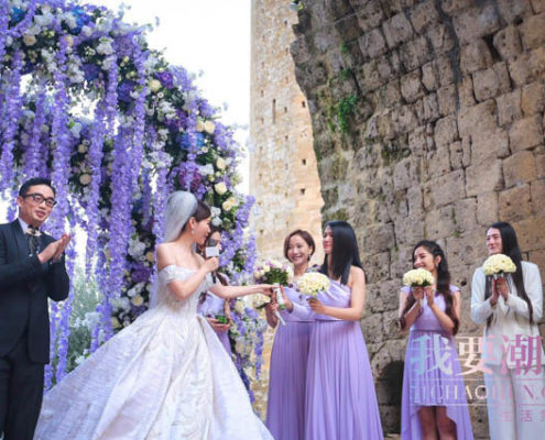 Le nozze da regina di Jane Zhang